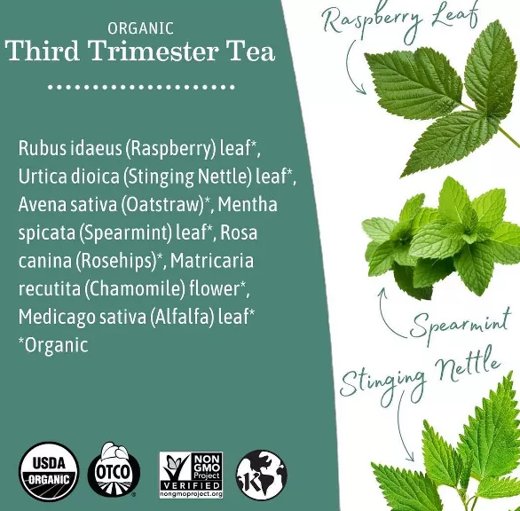 Organic Third Trimester Tea - By Earth Mama