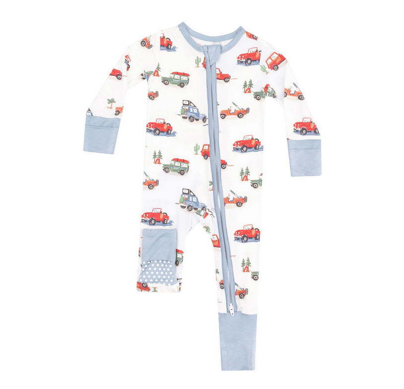 *Off-Road Adventure 2 Way Zipper Romper