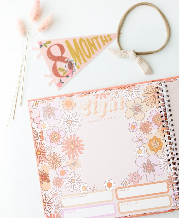 Flower Child Memory Book