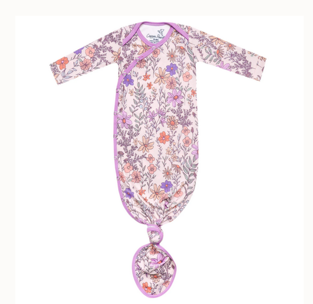 Flora Newborn Knotted Gown
