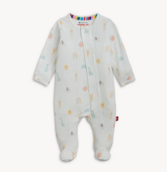 LULLABY SKY BLUE MODAL MAGNETIC ME FOOTIE