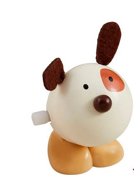 Wooden Wind Up Animal-Dog