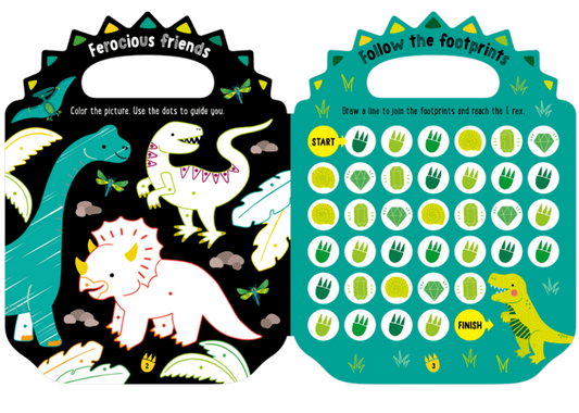 SHINY STICKERS MY GREEN AND SCALY DINOSAUR ACTIVIT