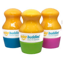 Solar Buddies Blue - Refillable Sunscreen Applicator