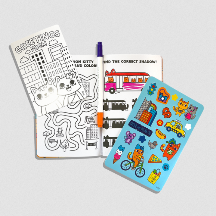 Let's Go!: Activity & Coloring Kit - Kitty in the City