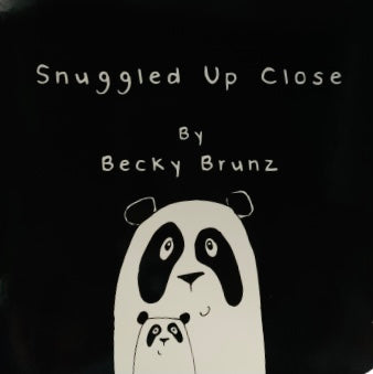 Snuggled Up Close Black and White High Constrast Book - Elegant Mommy