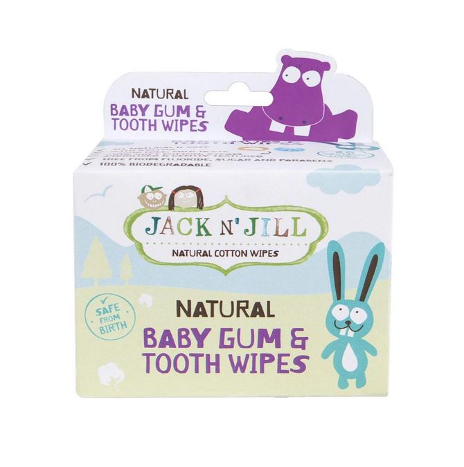 Jack N Jill Baby Gum and Tooth Wipes 25 pk - Elegant Mommy