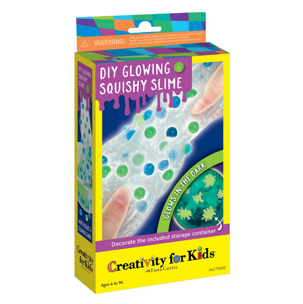 DIY Glowing Squishy Slime - Elegant Mommy