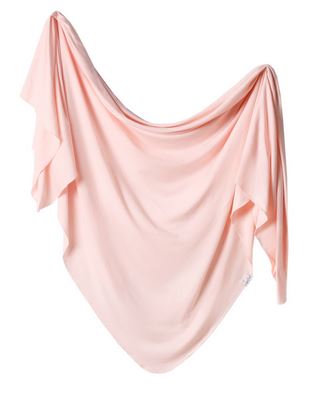 Copper Pearl Blush Swaddle - Elegant Mommy