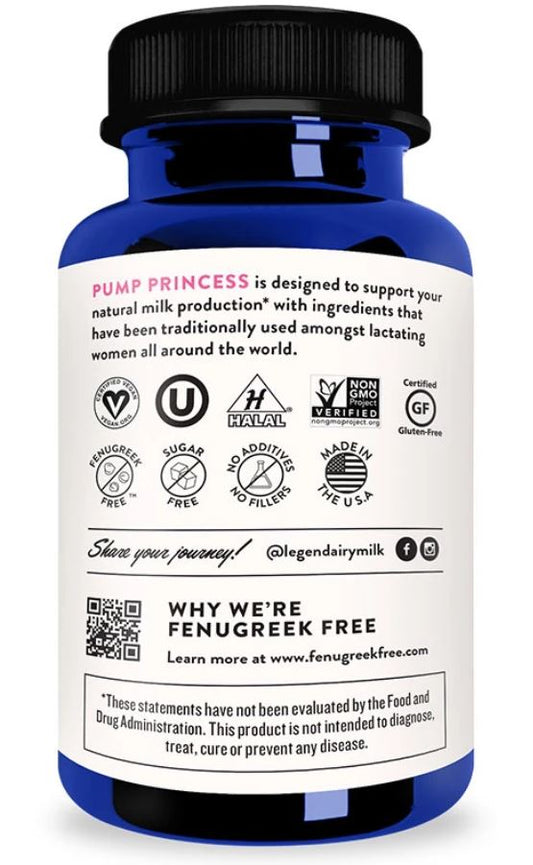 Legendairy Milk : Pump Princess (60 capsule) - Elegant Mommy