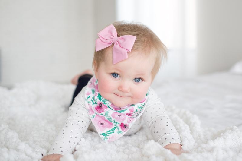 Copper Pearl Bloom Bibs - Elegant Mommy