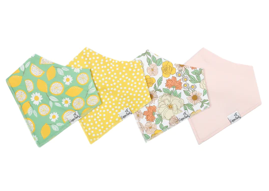 Blush Single Bandana Bib By Copper Pearl - Elegant Mommy