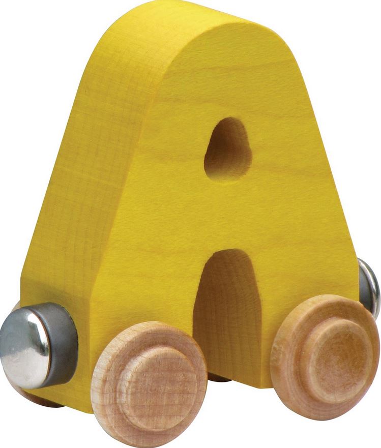 Wooden Name Trian - Stained - Elegant Mommy