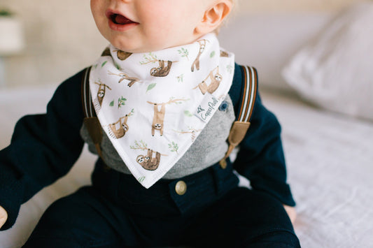 Copper Pearl Noah Bibs - Elegant Mommy