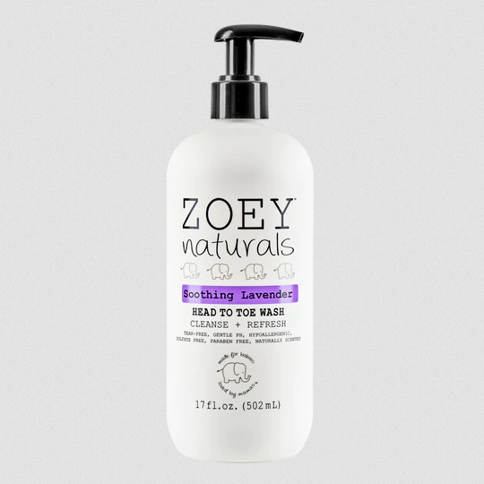 Soothing Lavendar Head to Toe Wash - Elegant Mommy