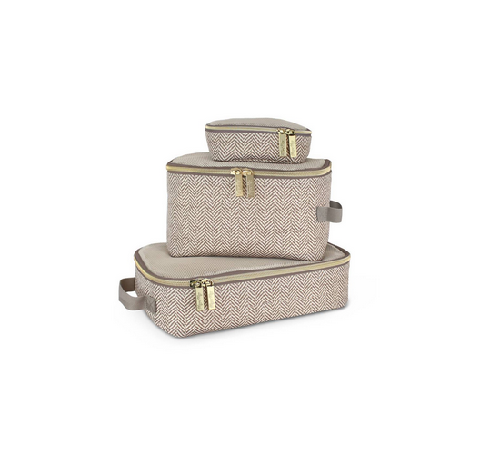 Itzy Ritzy Taupe Pack Like a Boss™ Diaper Bag Packing Cubes - Elegant Mommy