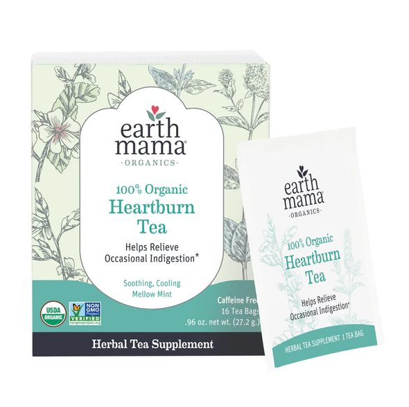 Earth Mama Heartburn Tea Organic - Elegant Mommy