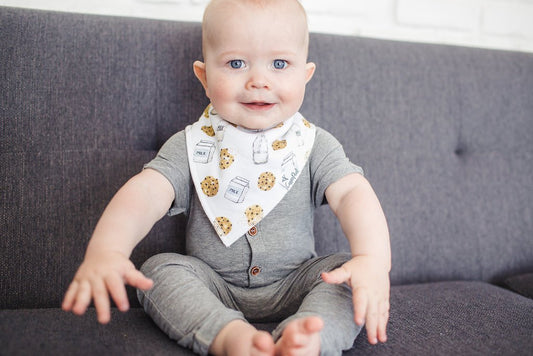 Copper Pearl Chip Bibs - Elegant Mommy