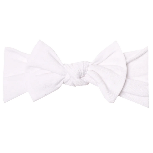Dove Knit Headband Bow - Elegant Mommy