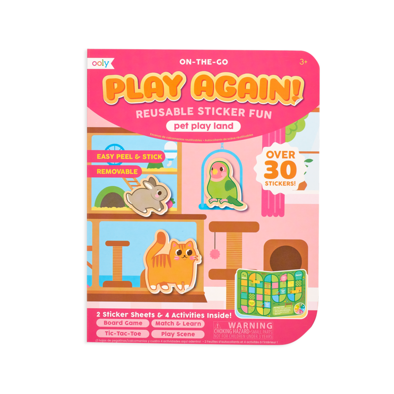 Play Again - On The Go Stickers - - Elegant Mommy