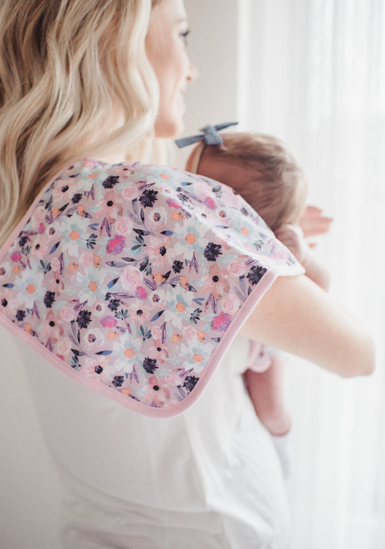 Copper Pearl Morgan Burp Cloth - Elegant Mommy