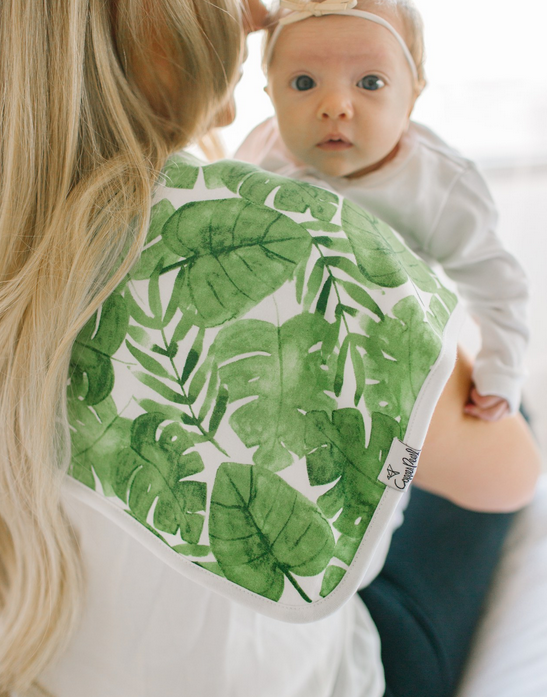 Copper Pearl Noah Burp Cloth - Elegant Mommy