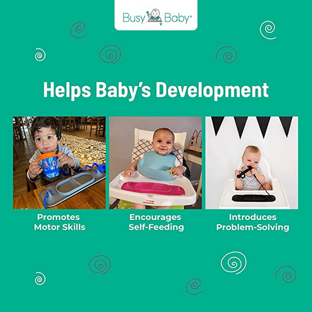 A Busy Baby Mini Mat | Spearmint - Elegant Mommy