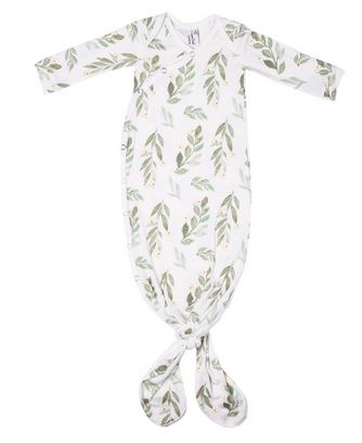 Fern Newborn Knotted Gown - Elegant Mommy