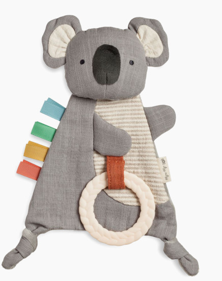 Holiday Penguin Plush Lovey + Teether Toy - Elegant Mommy