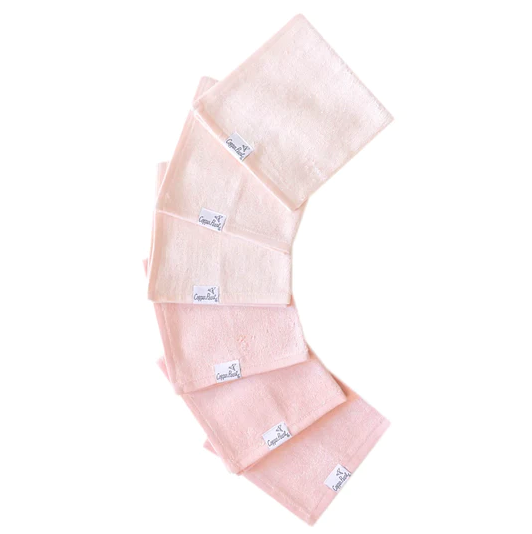 Copper Pearl Bamboo Washcloths - Cora  (6-pack)