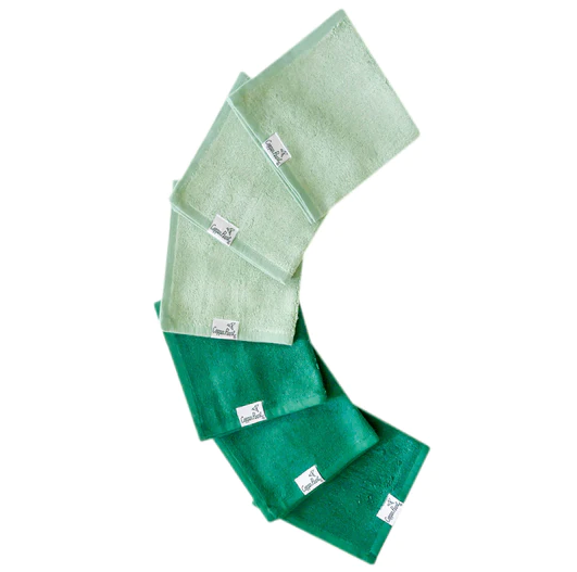 Copper Pearl Bamboo Washcloths - Wade  (6-pack)