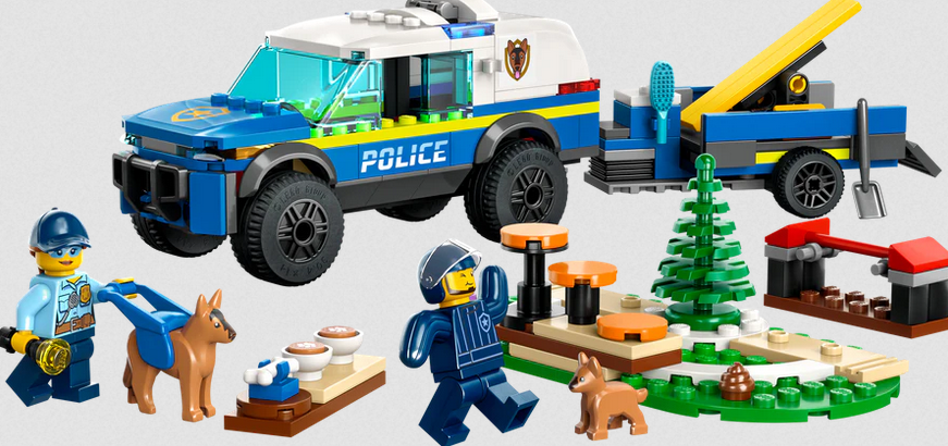 Mobile Police Dog Training Lego City