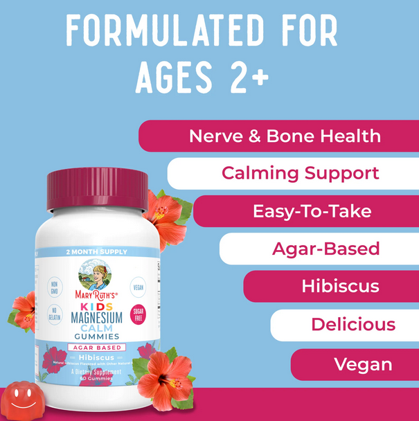 -Mary Ruth's Kids Magnesium Calm Gummies - Elegant Mommy