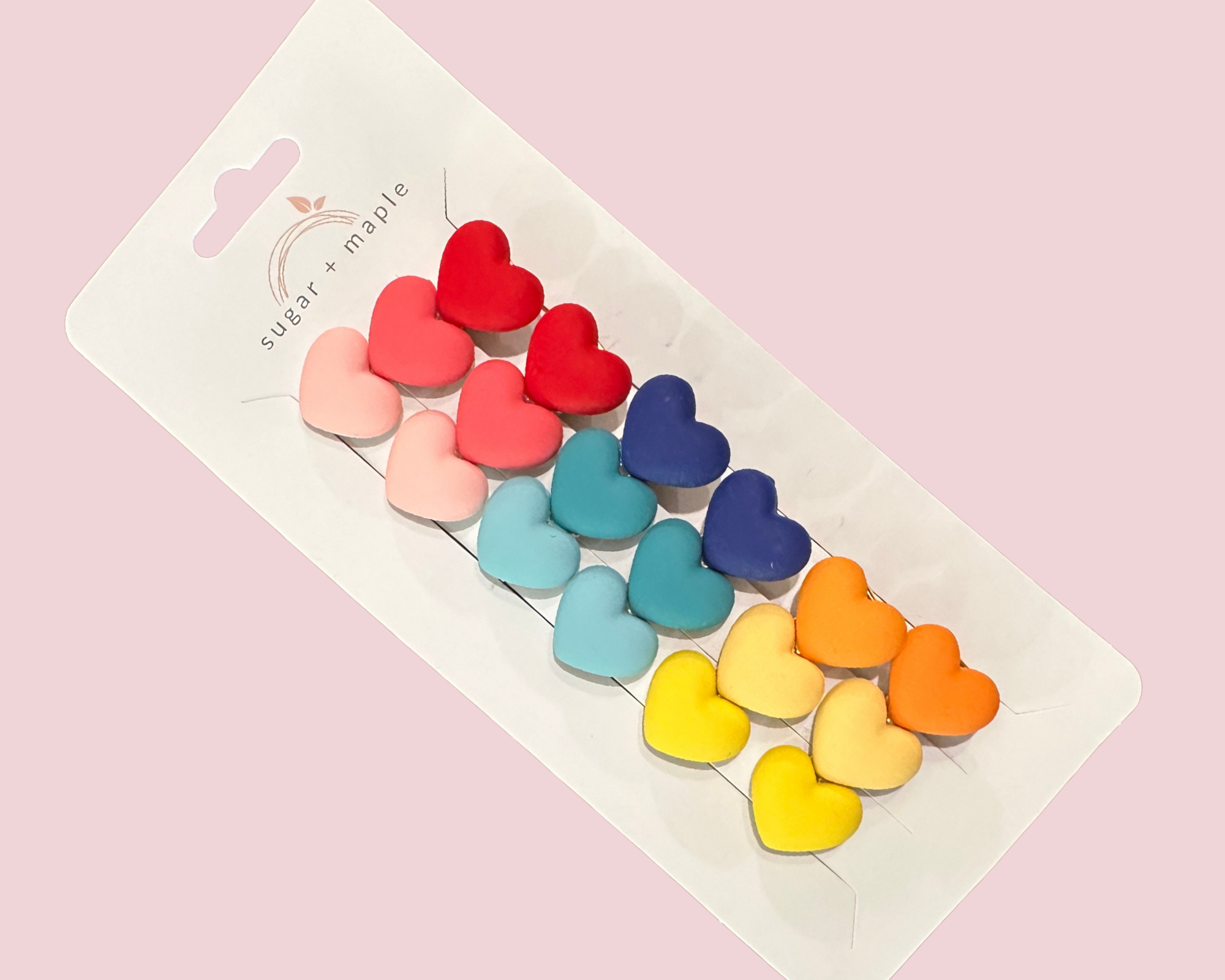 Heart Clips - 6 pack