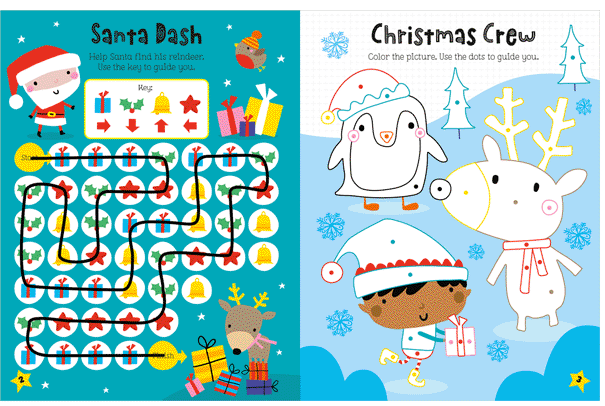 Shiny Stickers Christmas Wonderland Activity Book