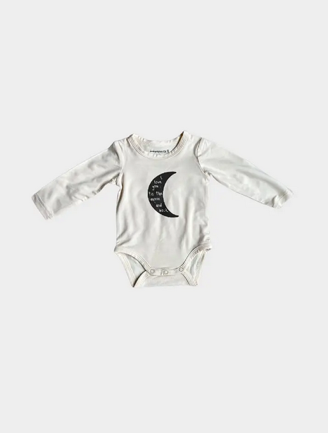 I Love You to the Moon LS Bodysuit - Elegant Mommy