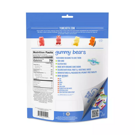 YumEarth Organic Gummy Bears Family Size 10 (0.7 oz.) packs - Elegant Mommy