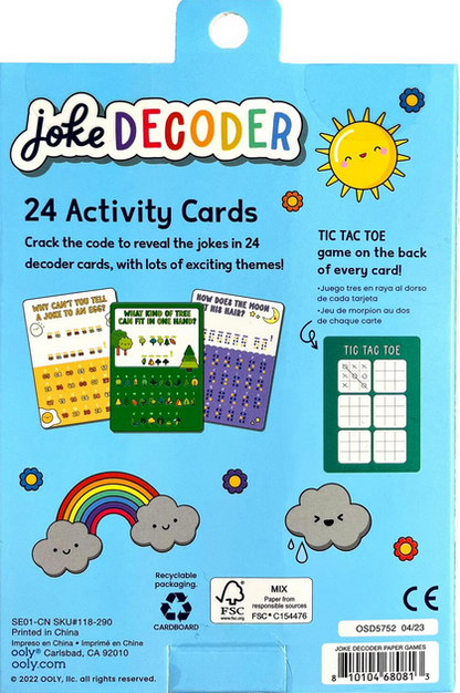 Activity Cards -  Joke Decoder - Elegant Mommy
