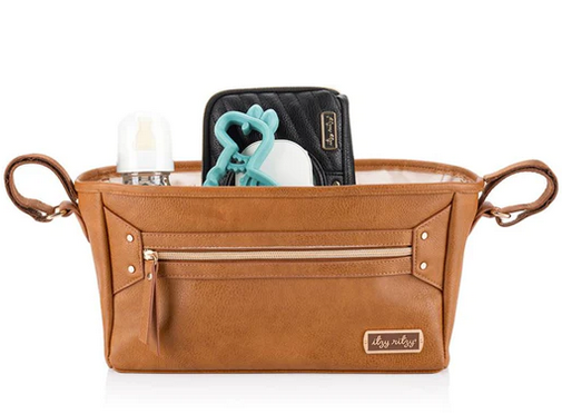 Cognac Travel Stroller Caddy - Elegant Mommy