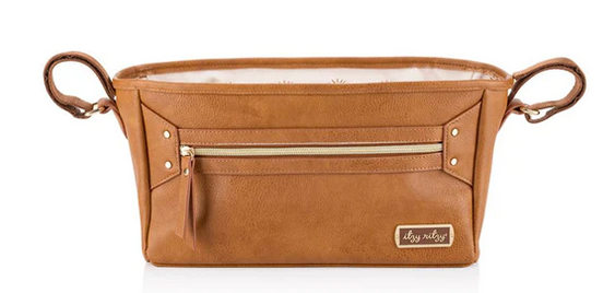 Cognac Travel Stroller Caddy - Elegant Mommy
