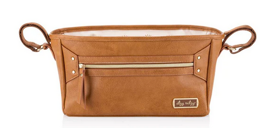Cognac Travel Stroller Caddy - Elegant Mommy