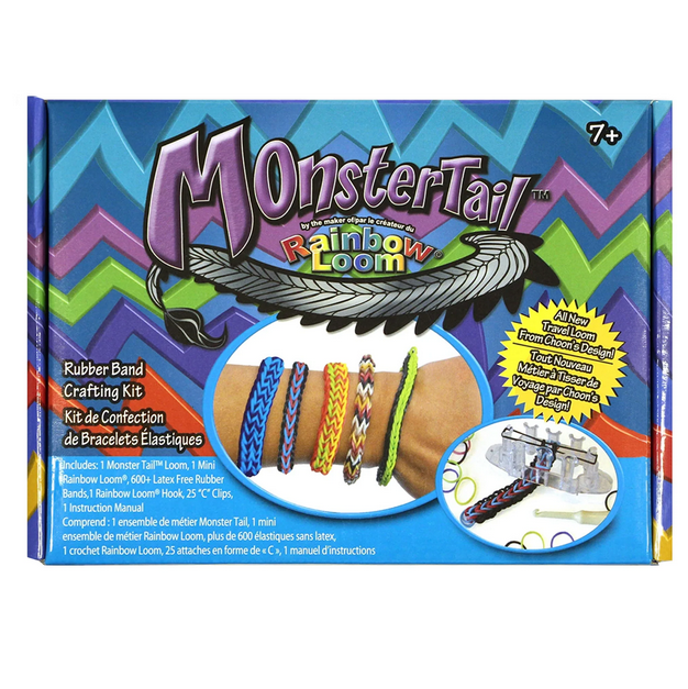 Monster Tail by Rainbow Loom - Bracelet Maker - Elegant Mommy