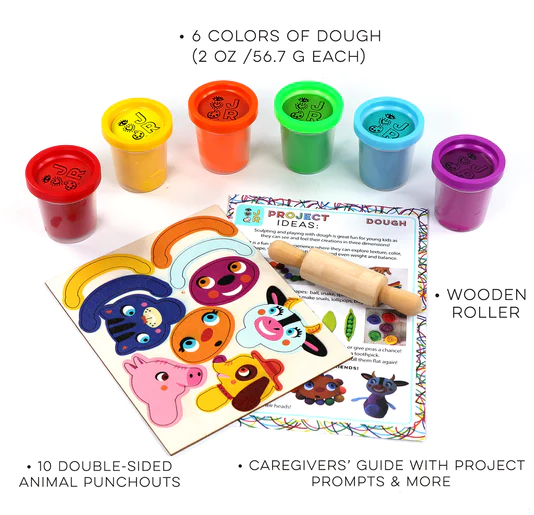 JR 6 Doughs + Wooden  Roller - Elegant Mommy