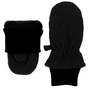 Black | Fleece Mittens - Elegant Mommy
