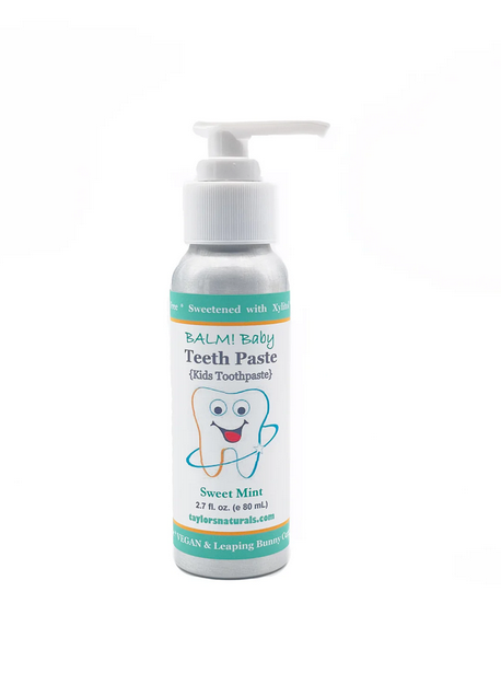 Teeth Paste Natural Kids Tooth Paste w/ xylitol- Mint