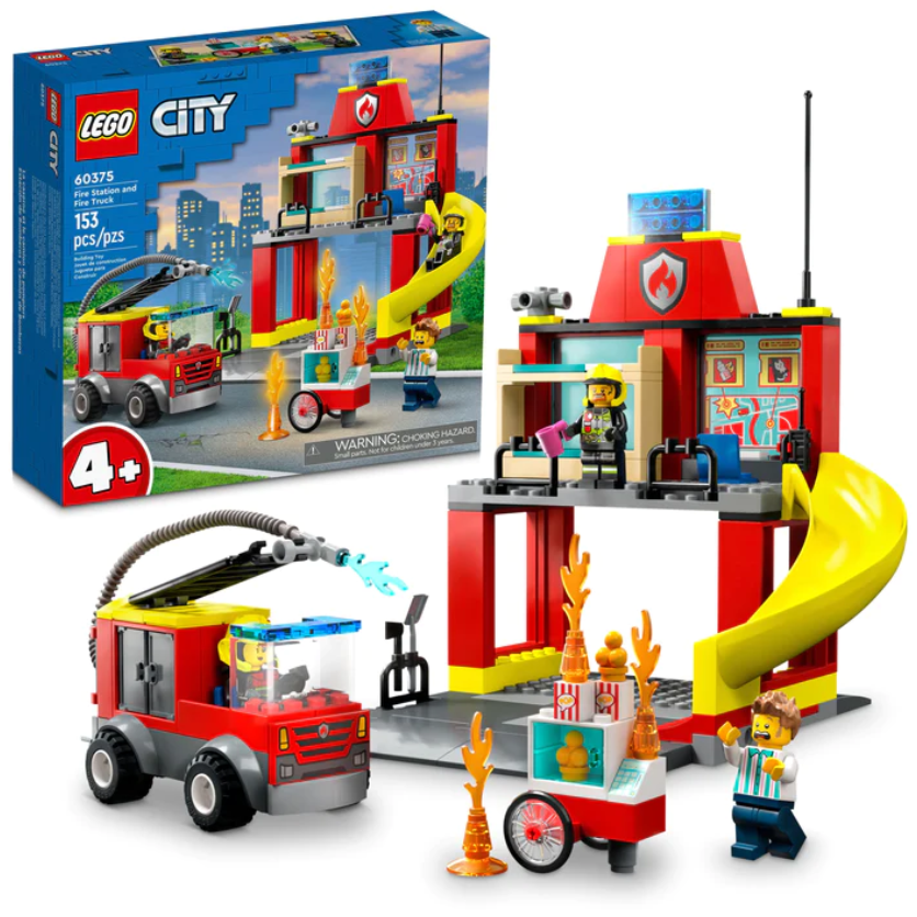 Fire Station and Fire Truck Lego City
