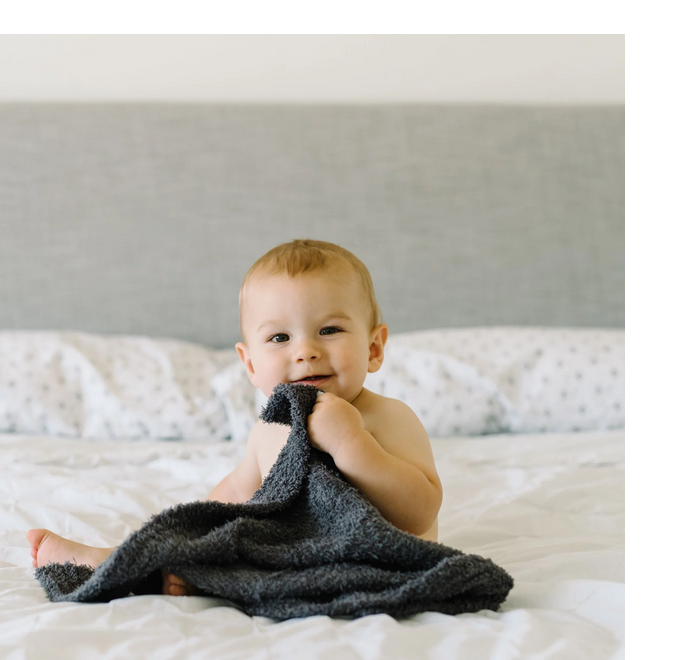 Saranoni: Ribbed Bamboni Mini Blanket - Elegant Mommy