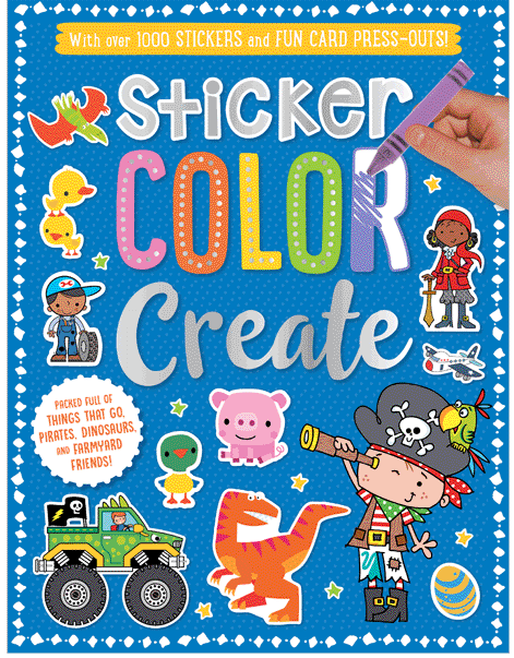 *Blue Sticker Color Create