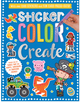 *Blue Sticker Color Create