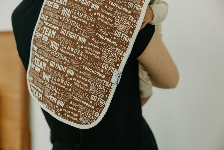 Copper Pearl Blitz Burp Cloth